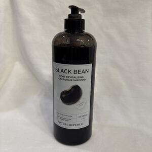 Nature Republic Black Bean Root Revitalizing Scalp & Hair Shampoo, 33.8 Fl Oz
